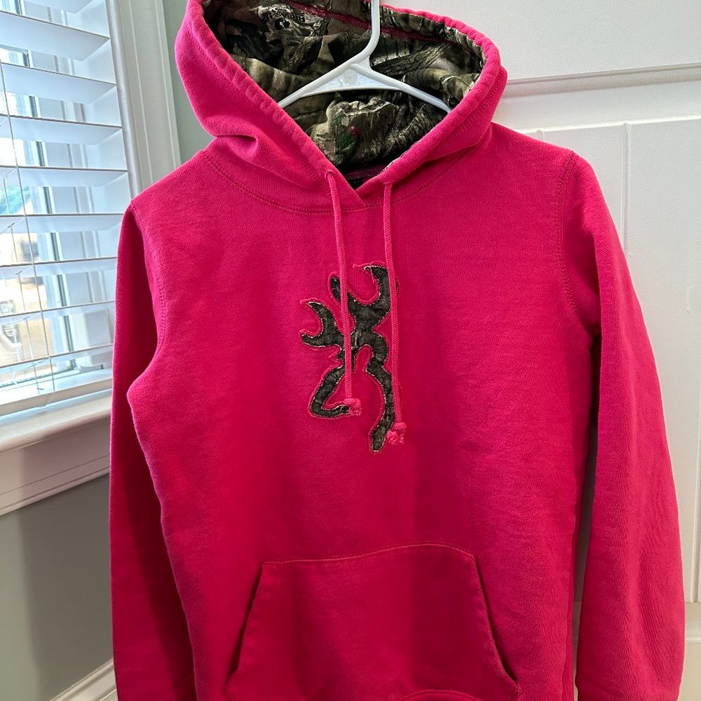 Pink Browning Hoodie